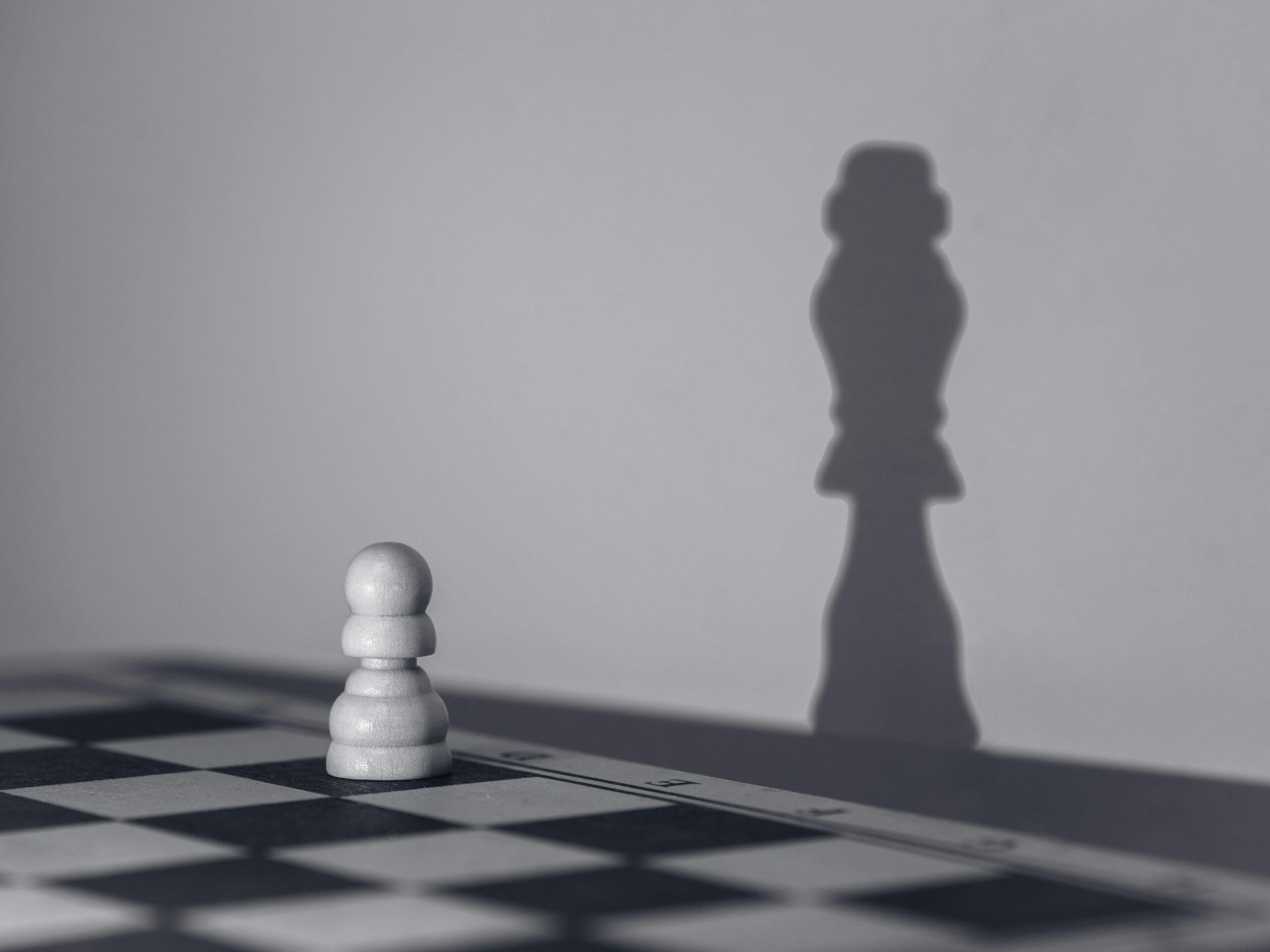 pawn and its shadow